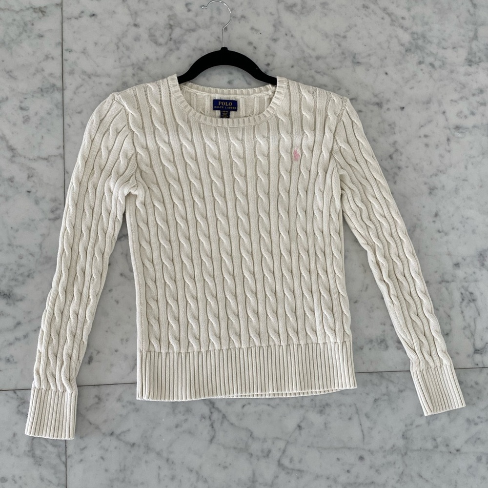 Ralph Lauren Cable-Knit Cotton Sweater